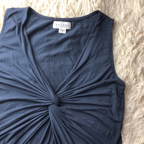 Velvet by graham and spencer front twist modal top - Picture 8 of 8
